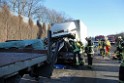 VU LKW A 1 Rich Saarbruecken kurz vorm AK Leverkusen TA P02